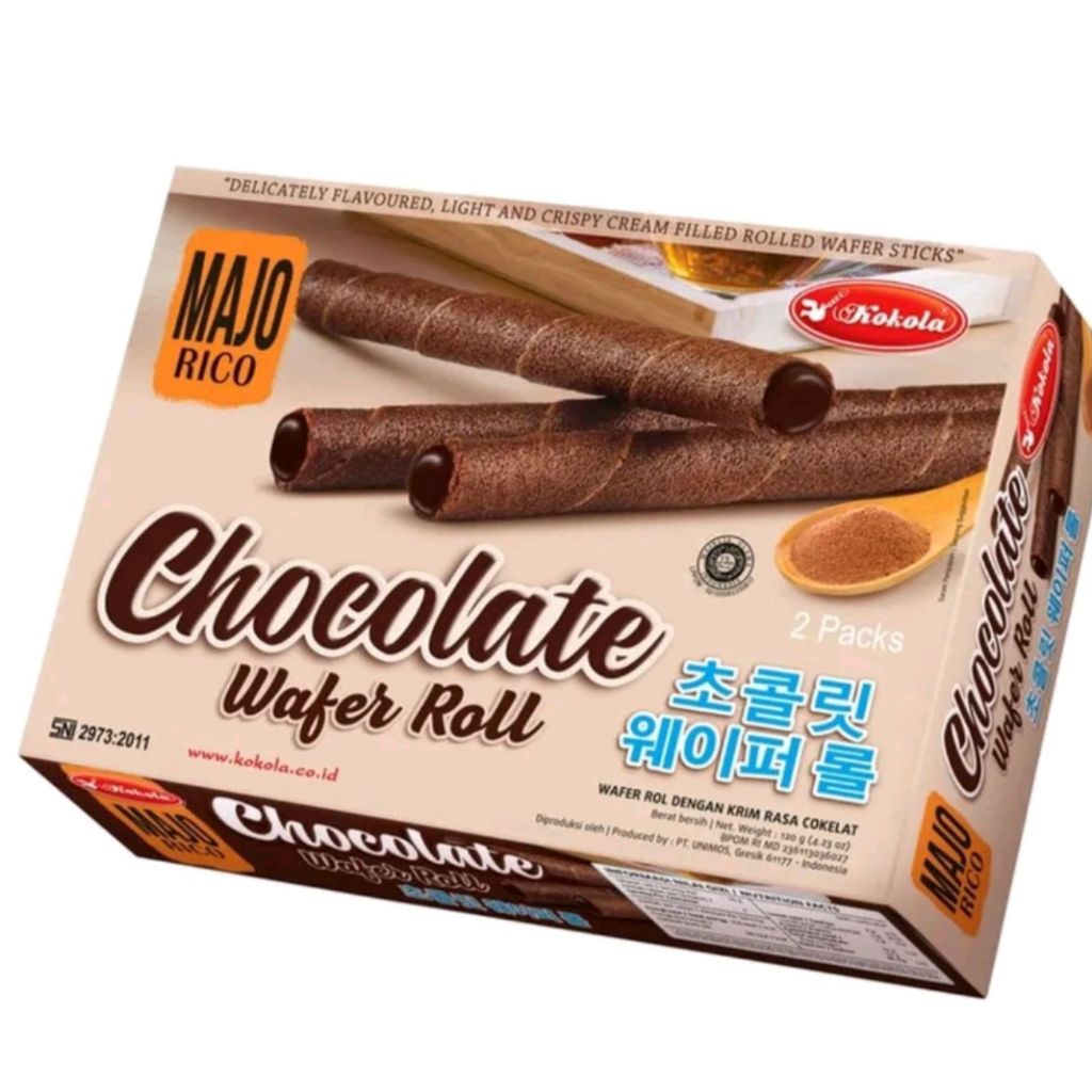 Jual [DUS] KOKOLA MAJO RICO WAFER ROLL | Shopee Indonesia
