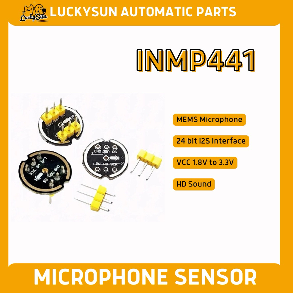 Jual INMP441 Microphone Sensor Compatible INMP441 MEMS I2S 24-Bit ...