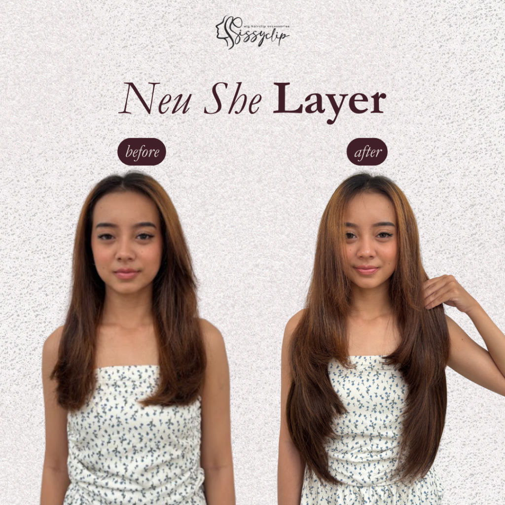 Jual SISSYCLIP - NEU SHE LAYER – Hairclip rambut lurus potongan layer ...