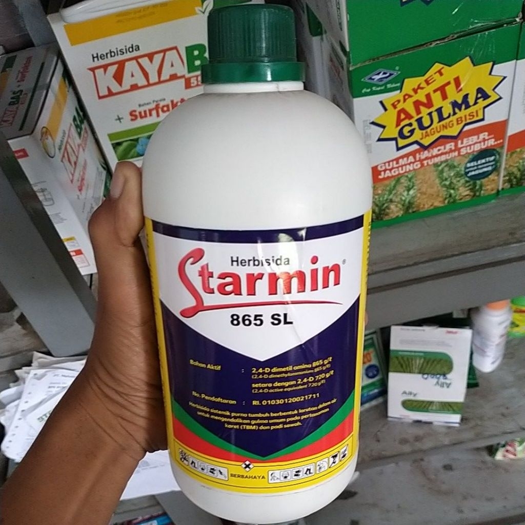 Jual Herbisida STARMIN 865SL Efektif Kendalikan Gulma Daun Lebar pada ...