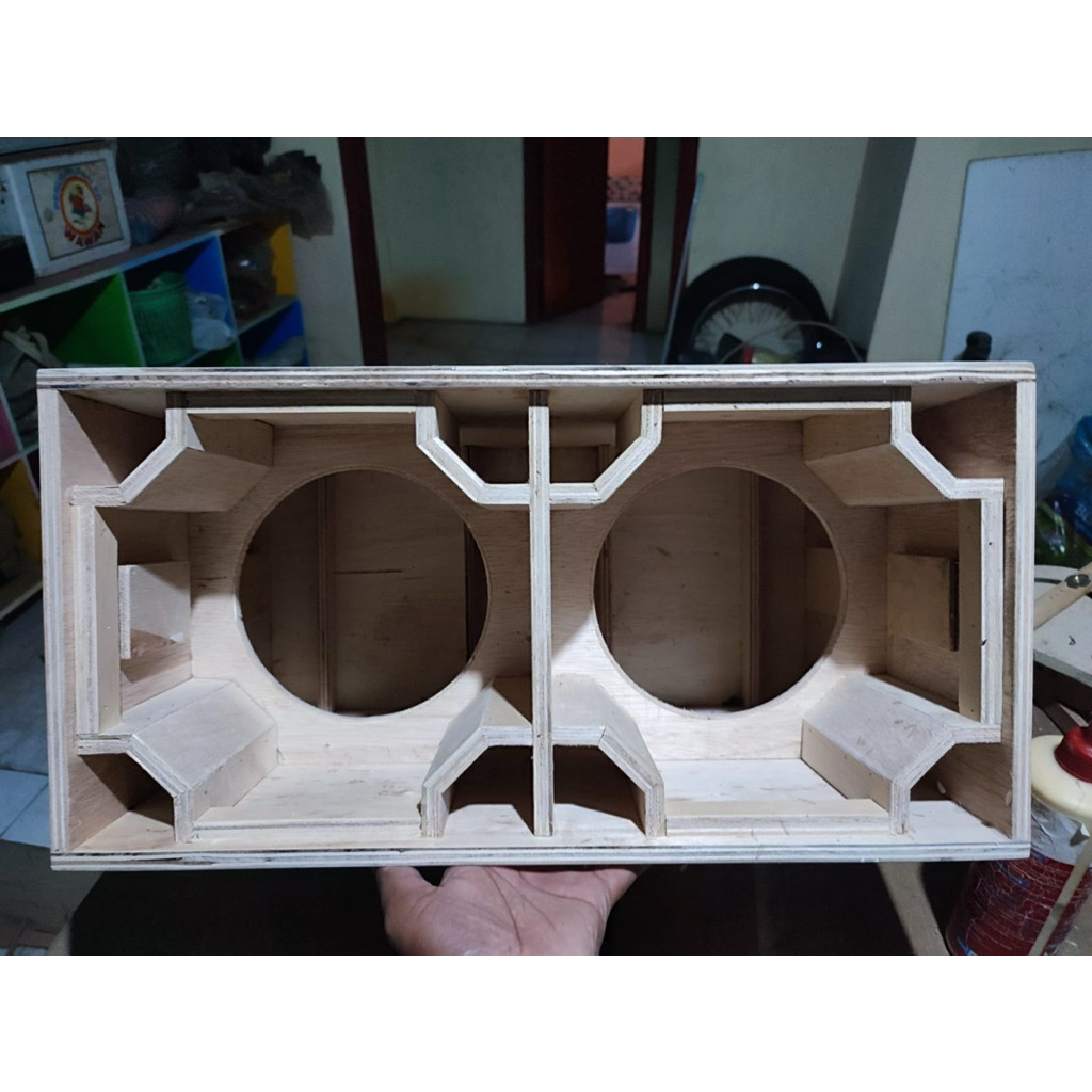 Jual Box Speaker Planar 8 Inch Dobel - Desain Brewok, Triplek 12mm ...