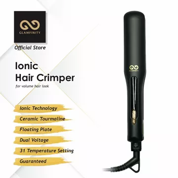 GLAMFINITY Ionic Hair Crimper Catokan Baba Catokan Genteng Untuk Menambah Volume Akar Rambut