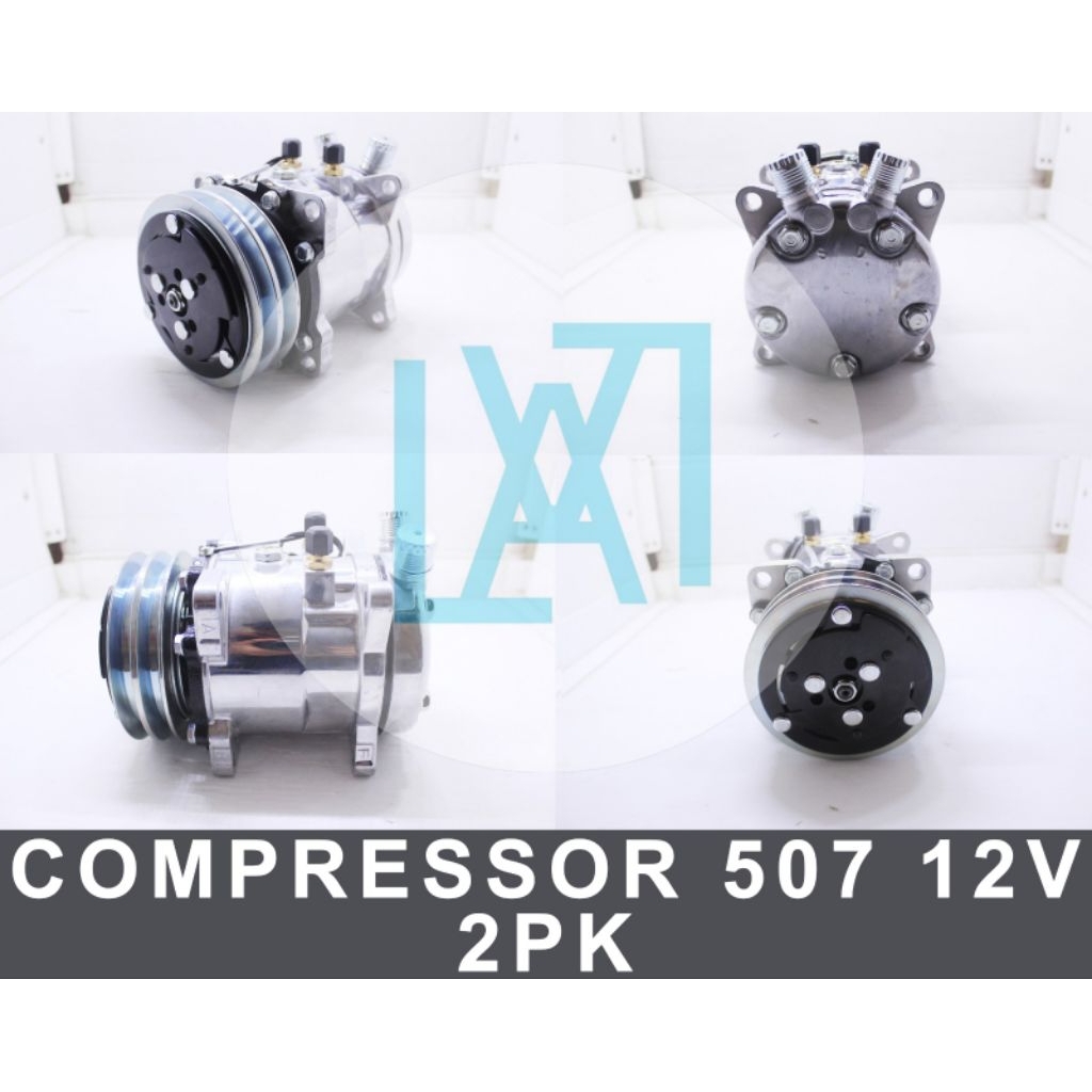 Jual Compressor 507 12V 2Pk Compressor Elf L200 | Shopee Indonesia