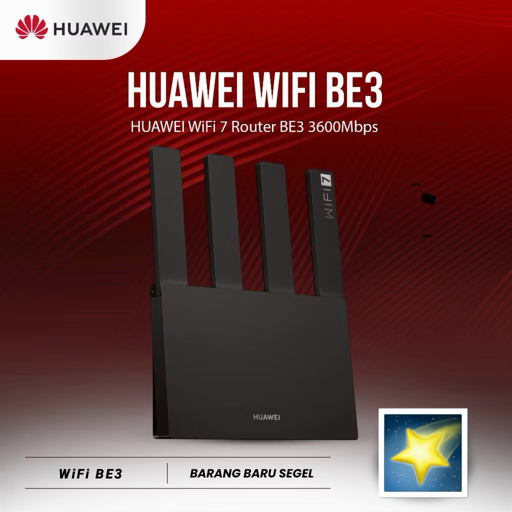 Jual HUAWEI WIFI BE 3 BE3 ROUTER 3.6 Gbps Dual-Band WIFI 7 | Shopee ...