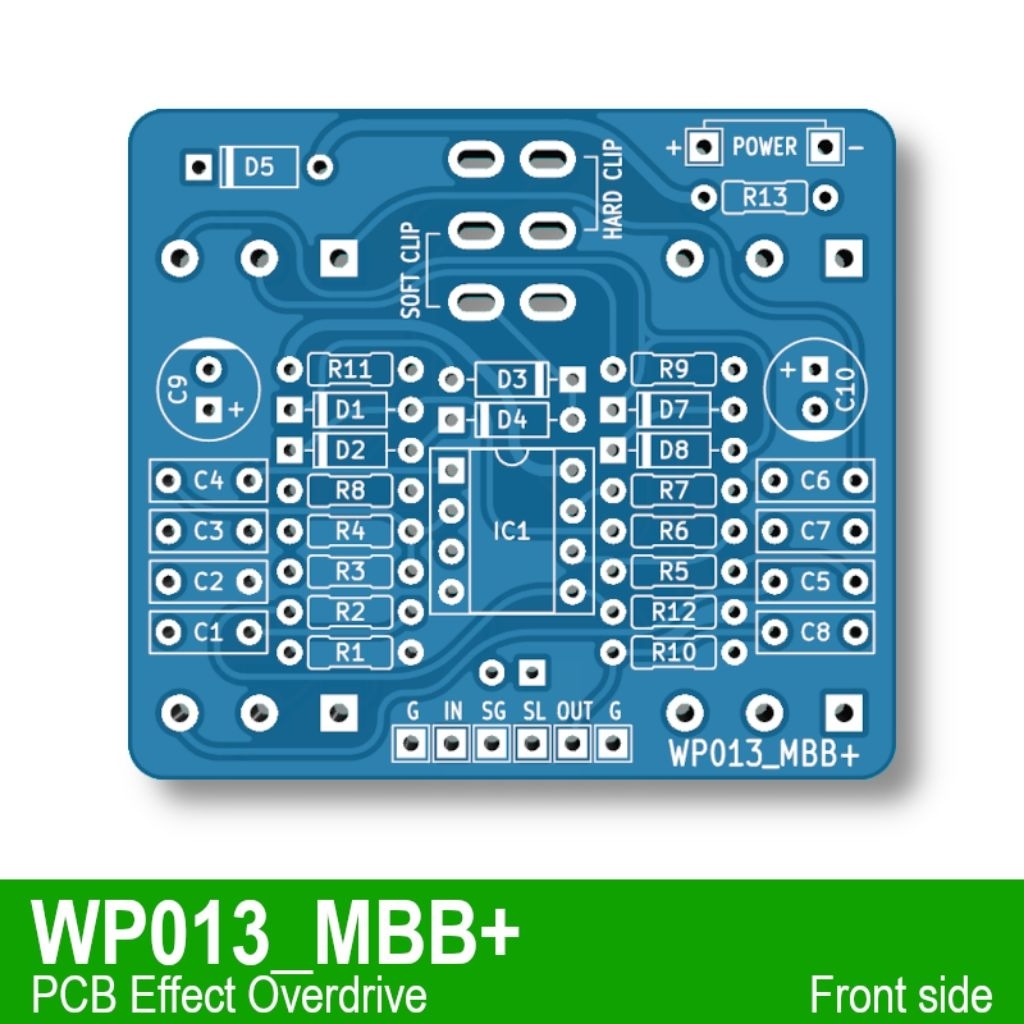 Jual PCB Efek Overdrive | WP013_MBB+ based on Marshall Blues Breaker ...