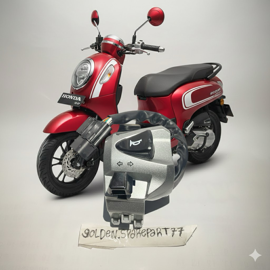 Jual Saklar Kiri Honda Scoopy New Stylis 2021-2022-2023-2024KYT ASLI ...