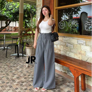 Alika Cullote Pants Semiwool Celana Kulot Kantor Formal Wanita Premium Bahan Semiwool Tidak