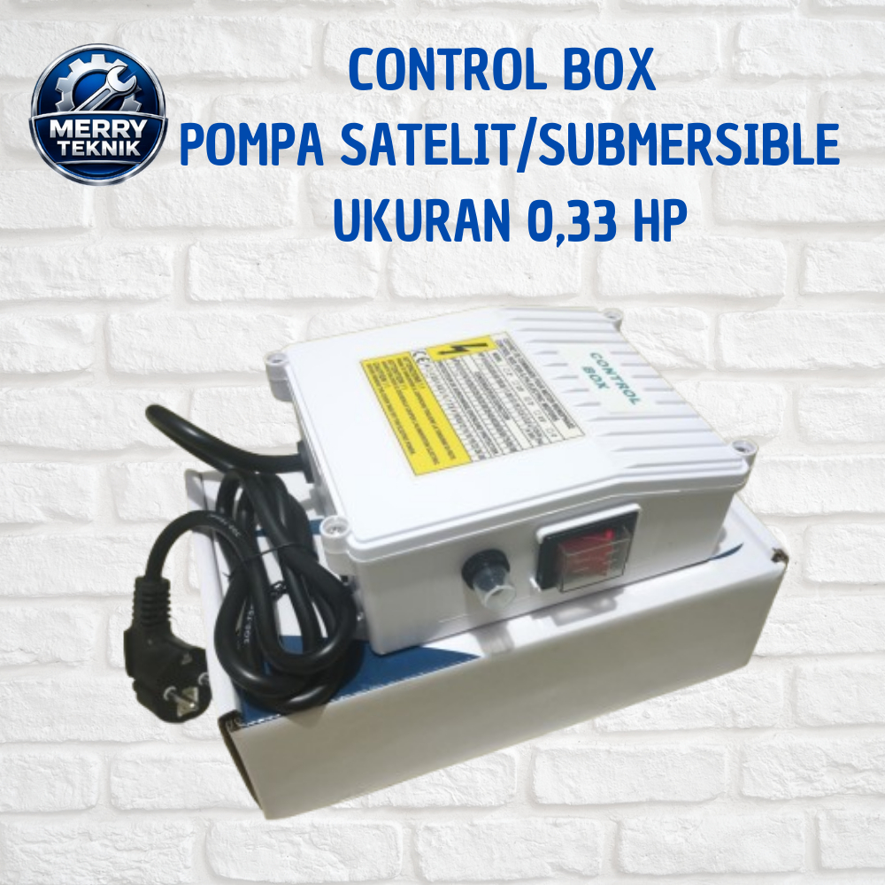 Jual Control Box Pompa Satelit 0,33 HP 220V 50Hz – Control Panel Pompa ...