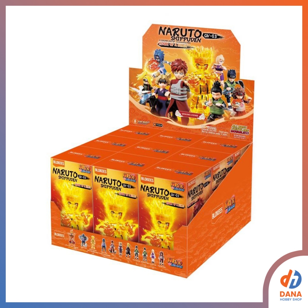 Jual BLOKEES Naruto Blind Box Galaxy Version 03 Blocks Model Kits ...