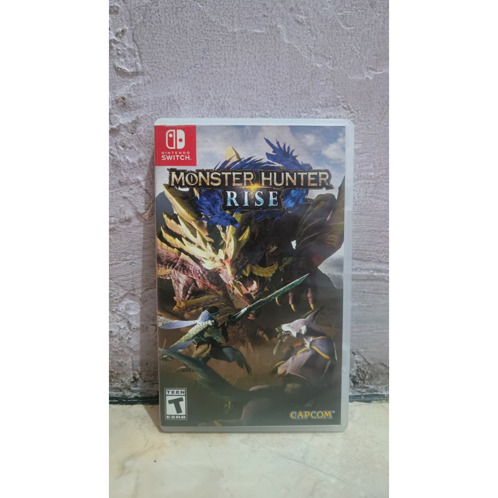 Jual Monster Hunter Rise Game Nintendo Switch Fullset Region Asia Japan ...