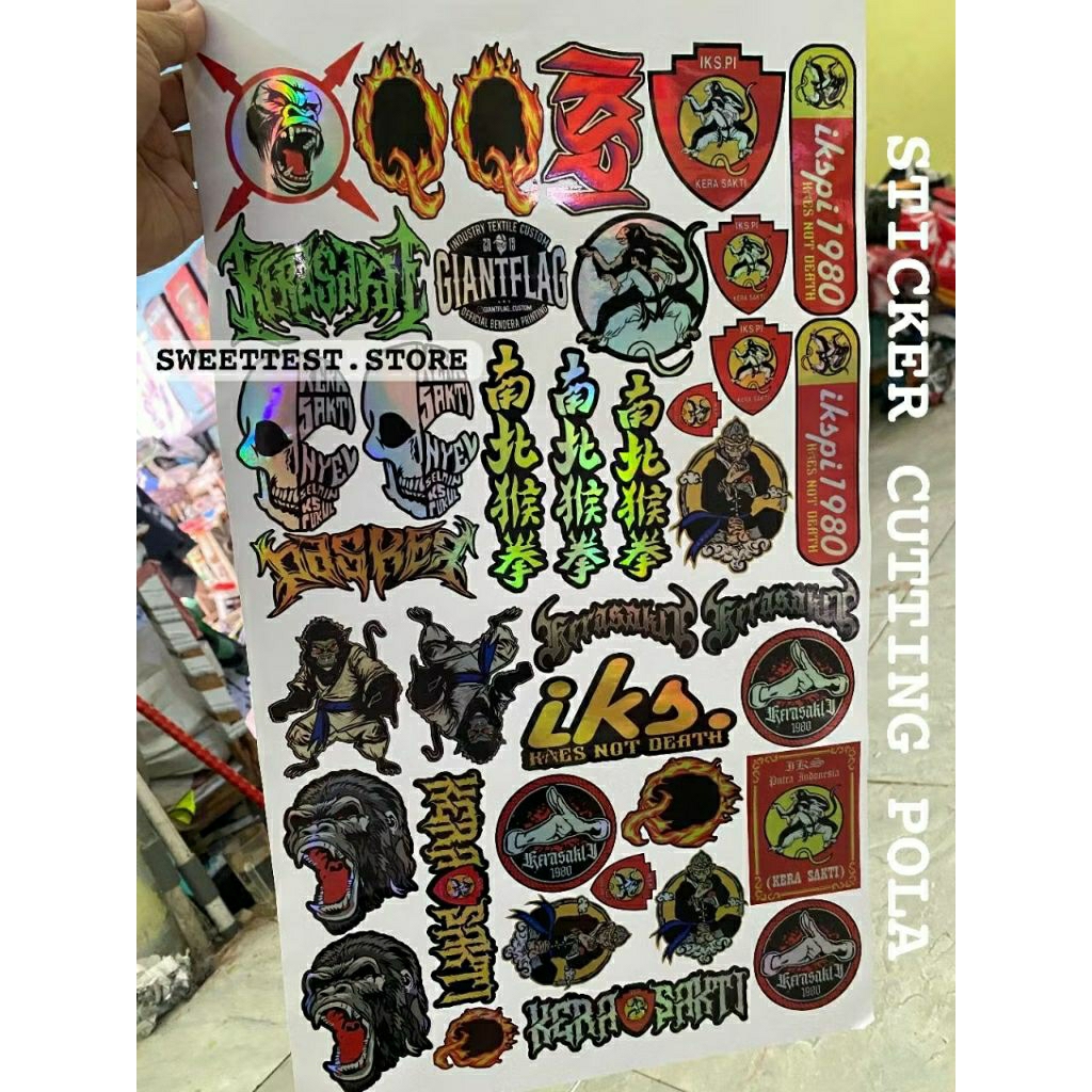 Jual STICKER CUTTING PERSILATAN, STICKER PSHT, STIKER IKS, STICKER ...
