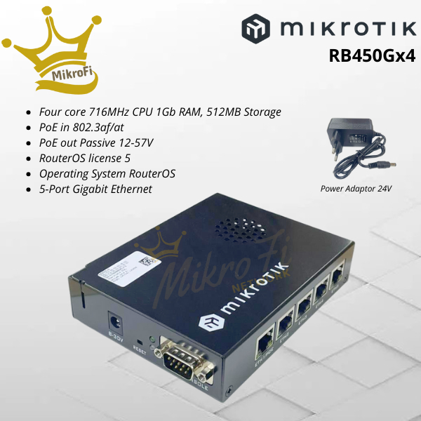 Jual MikroTik RB 450 Gx4 RB450Gx4 | Shopee Indonesia
