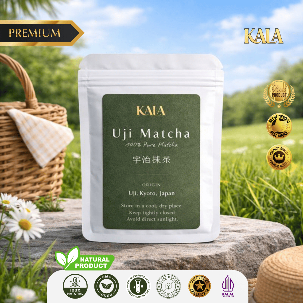 Jual KALA Pure Matcha Uji Japan 100gr Unsweetened Japanese Matcha ...