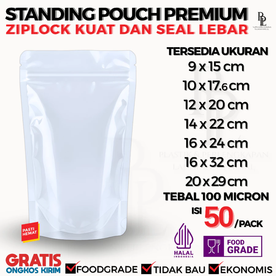 Standing Pouch Bening Premium (50pcs)