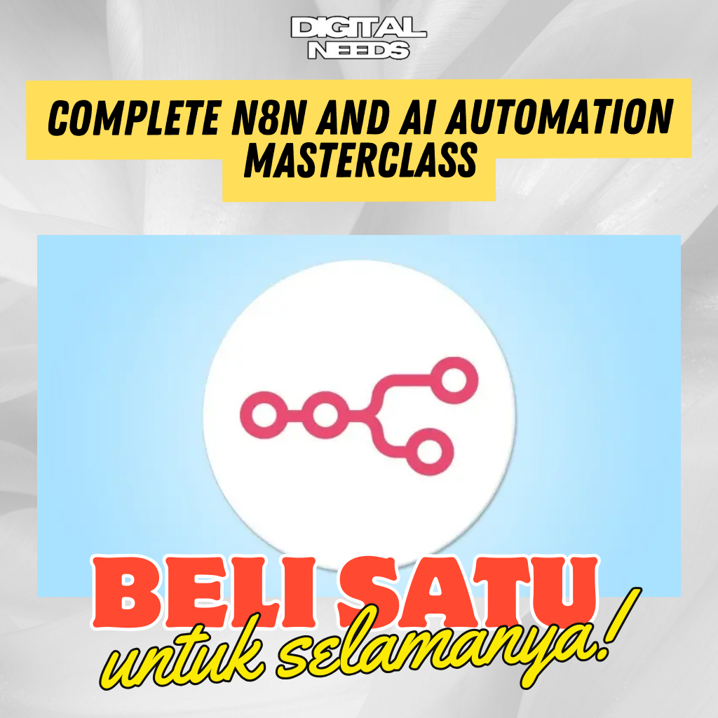 Jual [e-course] Belajar Complete n8n and AI Automation Masterclass 2026 ...
