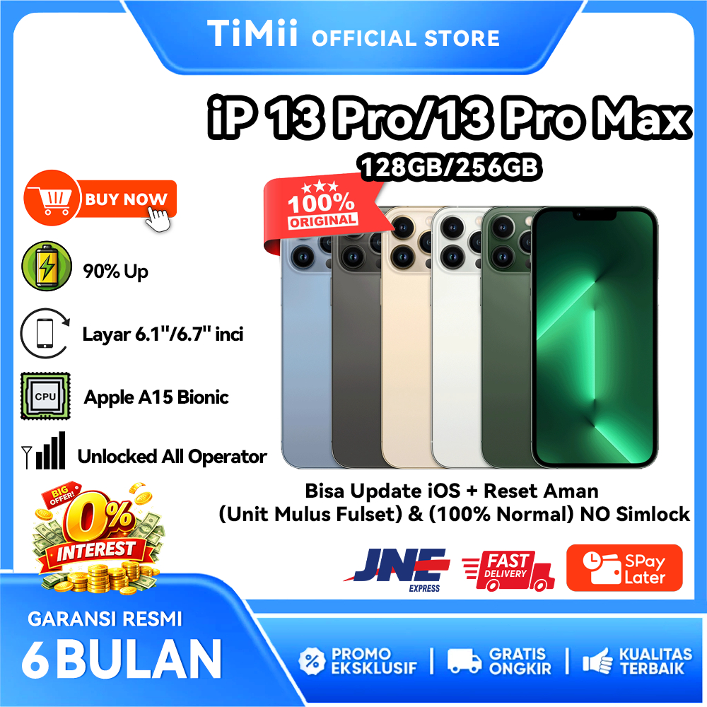 Jual iPhone 13 Pro / 13 Pro Max Original 100% No Minus Fullset No ...