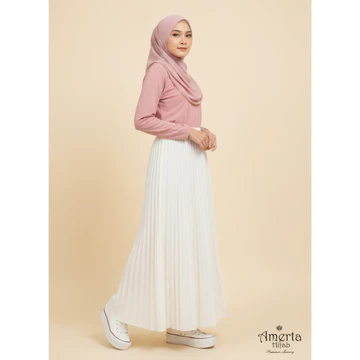 Rok Plisket Ceruty Babydoll Premium Heavy Sifon Exlusive Pleated Skirt Ceruti