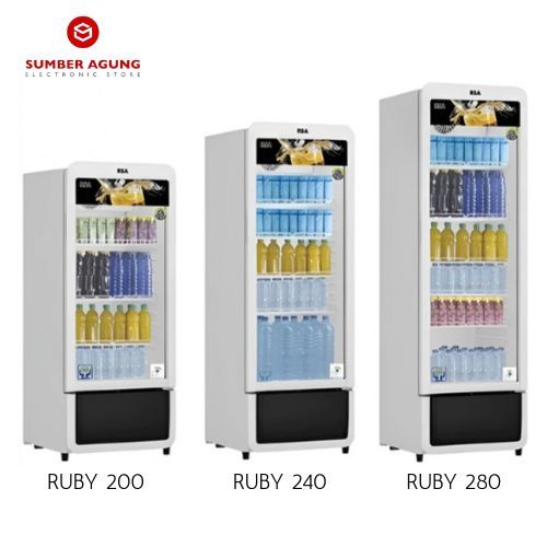 Jual RSA Showcase Ruby Series 200-280 Liter No Frost - RUBY 200 / 240 ...