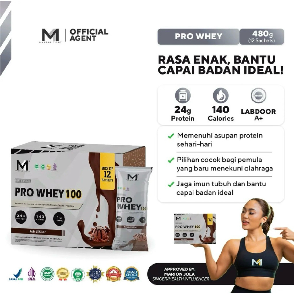 Jual Muscle First Pro Whey Box (12 sachet) | Shopee Indonesia