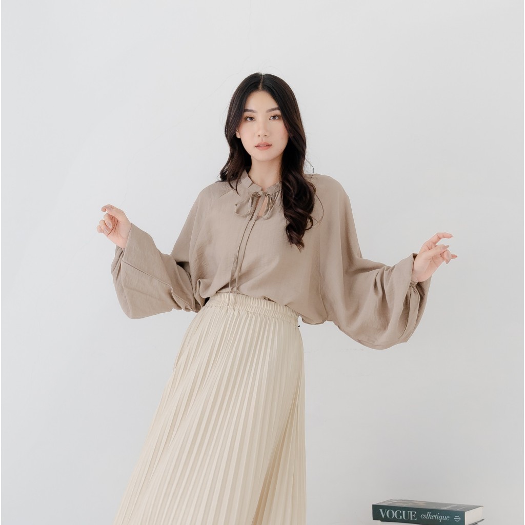 Jual Ryves - JI-A TOP - Oversize blouse - Blouse wanita - blouse hijab ...