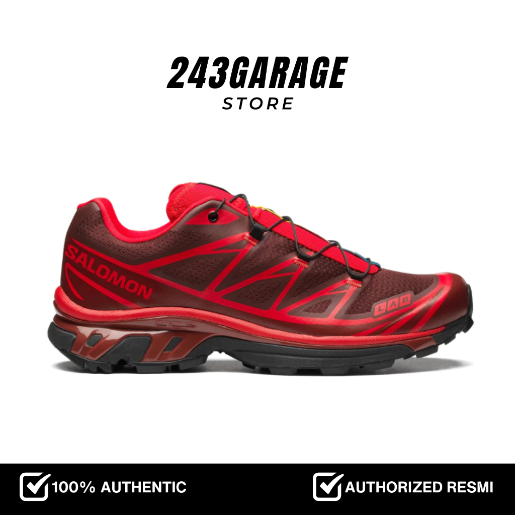 Jual Salomon XT-6 Rum Raisin High Risk Red Fired Brick Sneakers Resmi ...