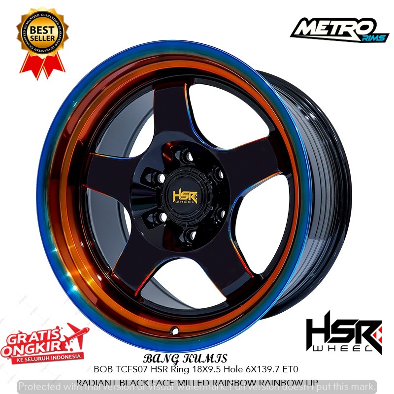 Jual VELG RACING HSR BOB RING 18 COCOK UNTUK MOBIL TRITON HILUX PAJERO ...