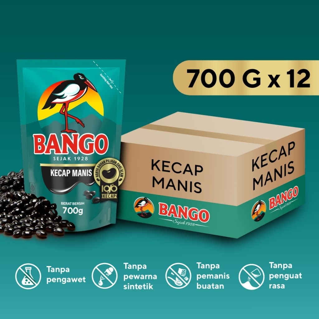 Jual Kecap Bango 700gram isi 12 (1dus/box) | Shopee Indonesia