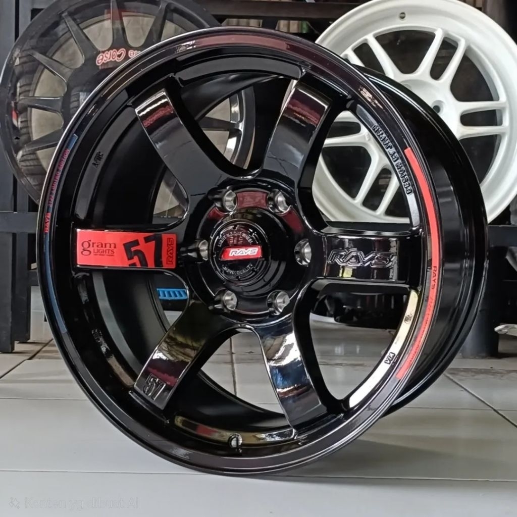 Jual velg racing ring 18 VOLKRAYS 57 GRAMLIGHT R18 LEBAR 9 velg mobil ...
