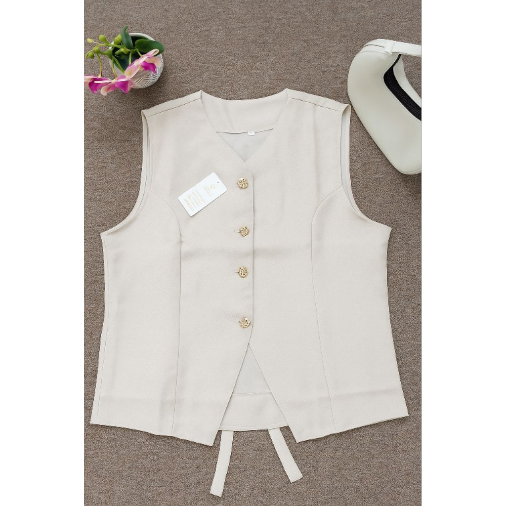 Jual Laidy Vest Elegant_Rompi Mewah Terbaru Model Kekinian Bahan Jatuh ...