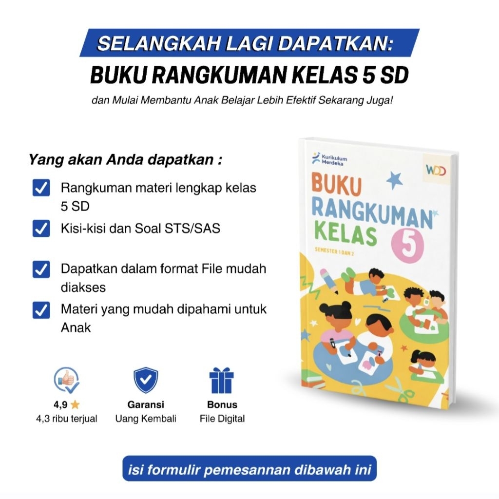 Jual Buku Rangkuman Kelas 5 SD oleh Winda Despita Dewi | Shopee Indonesia