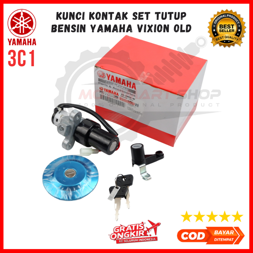 Jual Kunci Kontak Set Tutup Bensin Yamaha Vixion Old Lama 3C1 Assy ...