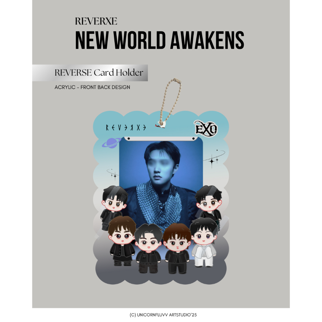 Jual EXO REVERXE 8th Album - Reverse Acrylic Photocard Holder Cahol ...