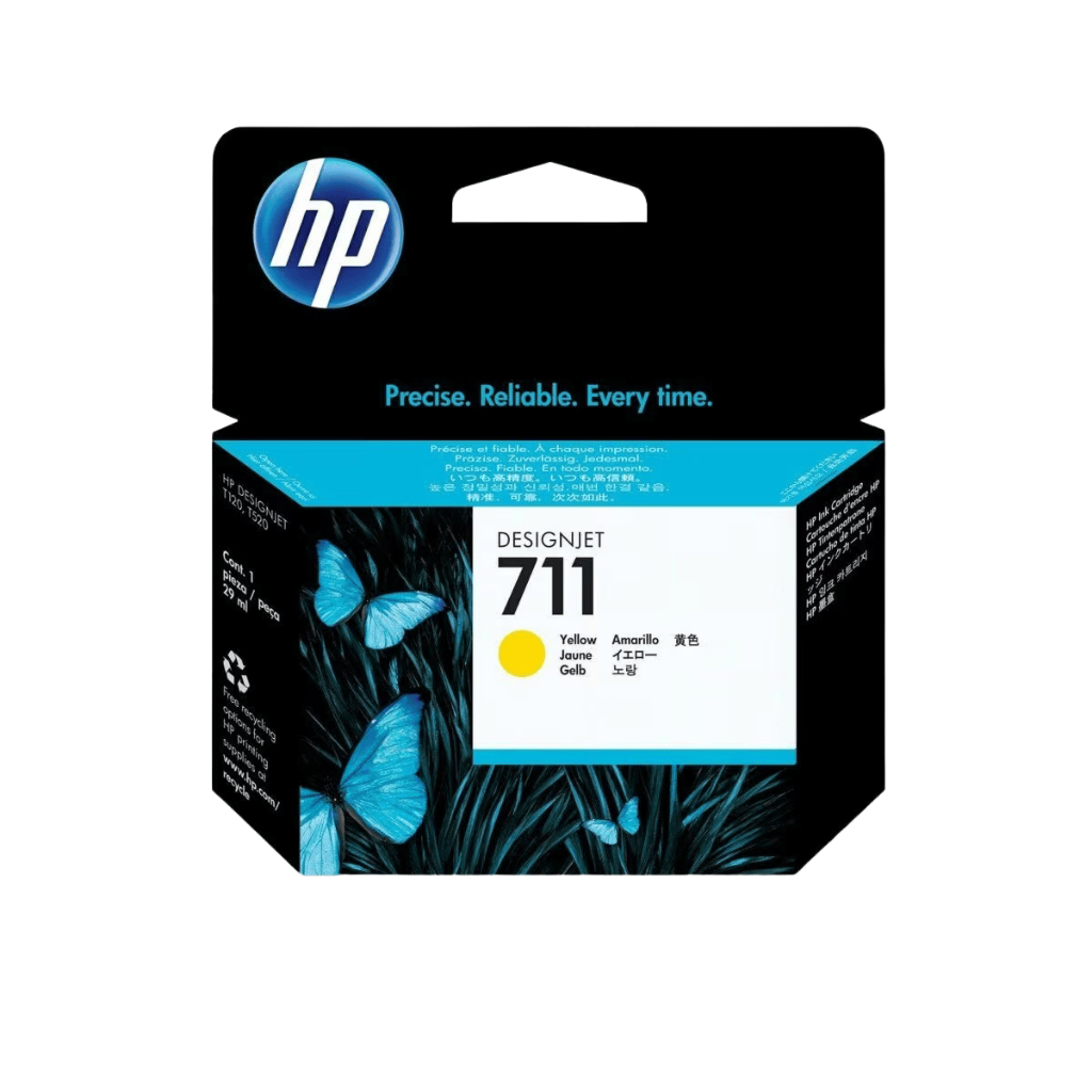 HP Tinta Printer 711 Black XL, Black, Cyan, Magenta, Yellow Original [3WX01A, 3WX00A, CZ130A, CZ131A, CZ132A] (5)