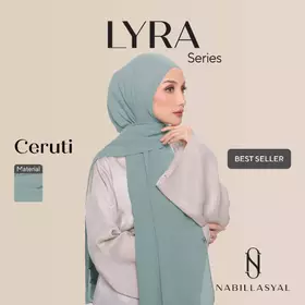 Nabillasyal Lyra Series Pashmina Instant Hijab Instant Ceruti