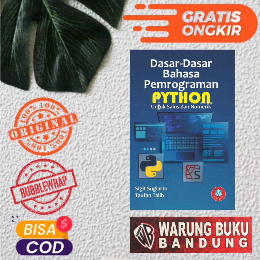 Jual Buku Dasar-Dasar Bahasa Pemrograman Python untuk Sains & Numerik ...