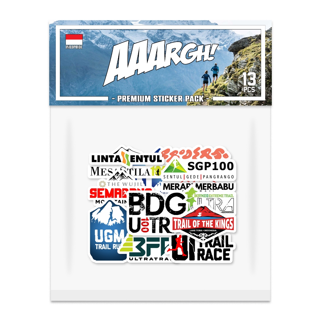 Jual Stiker Event Trail Running Sticker Pack vol. 4 (The Contender ...