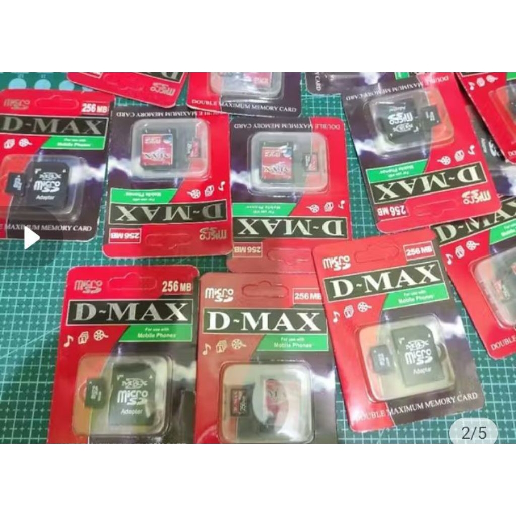 Jual Micro SD 256 MB D max micro SD adapter double maximummemori card ...