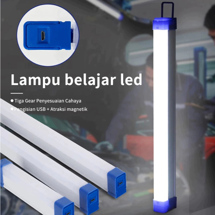 Jual Lampu Emergency LED Neon Panjang Magnetik USB 20W,40W,60W / Lampu ...