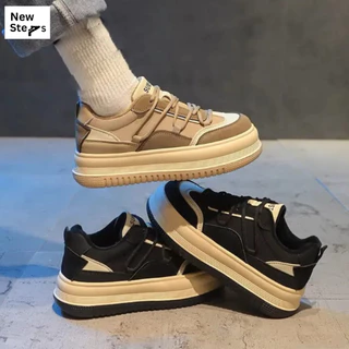 New Steps NS072 RESTOCK!!! COD! 36-40 (Freebox) Sepatu Sneakers Wanita Cantik  Keren Kekinian Model Terbaru - Sepatu Hitam - Sepatu Coklat - Sepatu Hak Tinggi OOTD -  Sepatu Sekolah - Kado Ulang Tahun - Kado Valentine - Kado