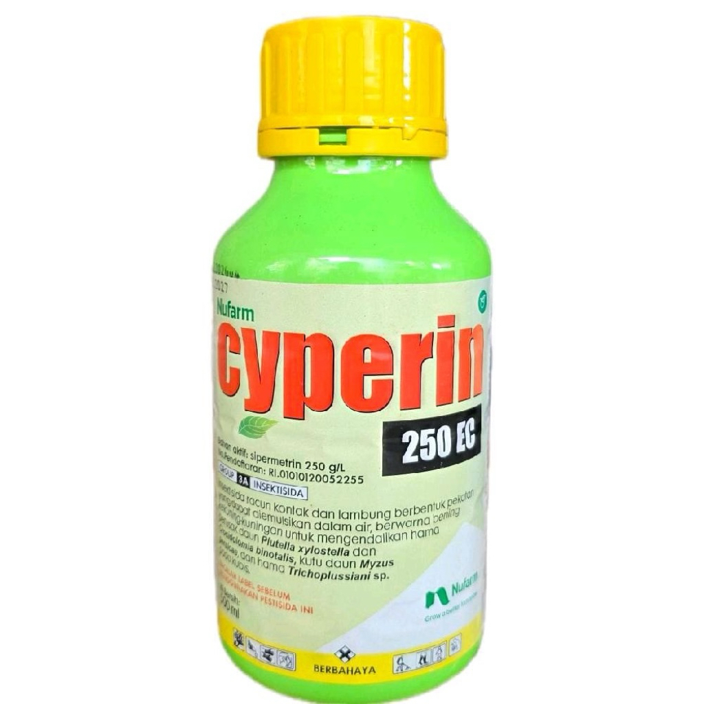 Jual INSEKTISIDA CYPERIN 250 EC 500 ML NUFARM/RACUN PERUSAK DAUN, KUTU ...