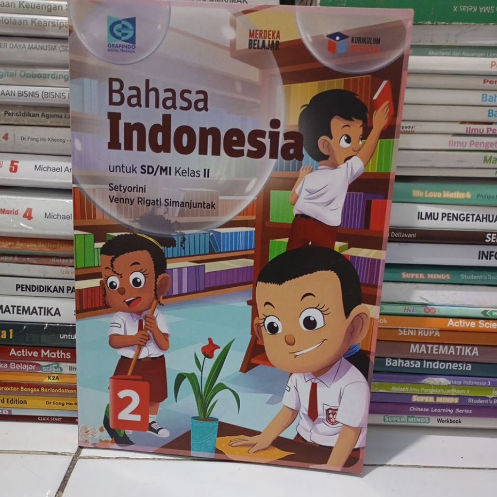 Jual BUKU BAHASA INDONESIA KELAS 2 SD GRAFINDO KURIKULUM MERDEKA ...