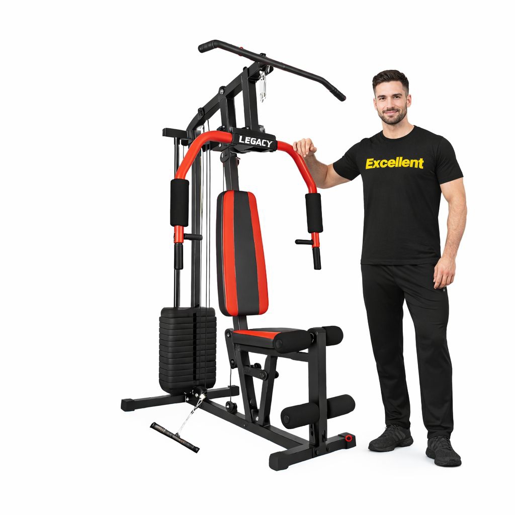 Jual Home gym Lat Pulldown Bar Chest Press Chest Fly Extension Back ...
