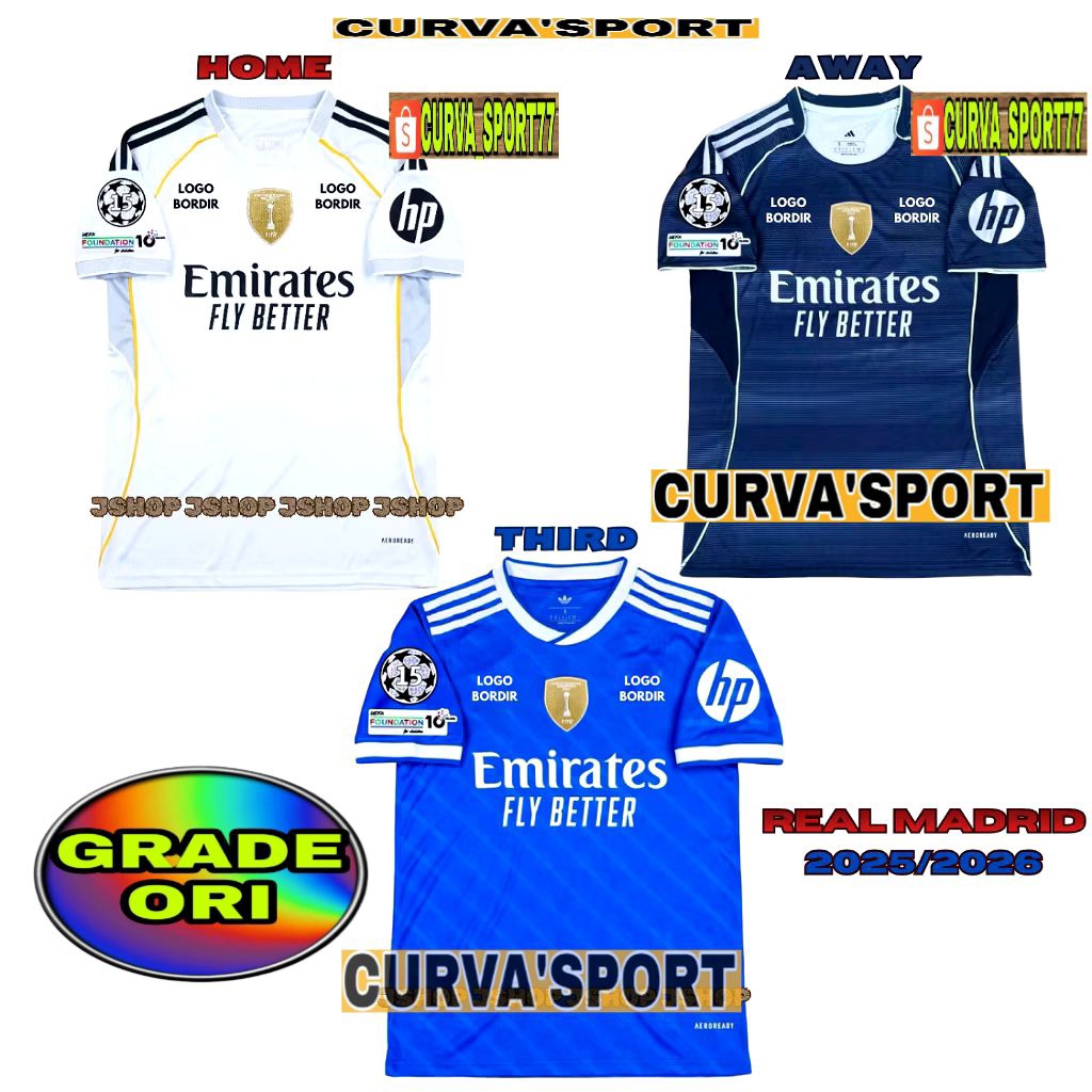Jual JERSEY FULL - PATCH / RILL MY DRID 2025/2026 | Shopee Indonesia