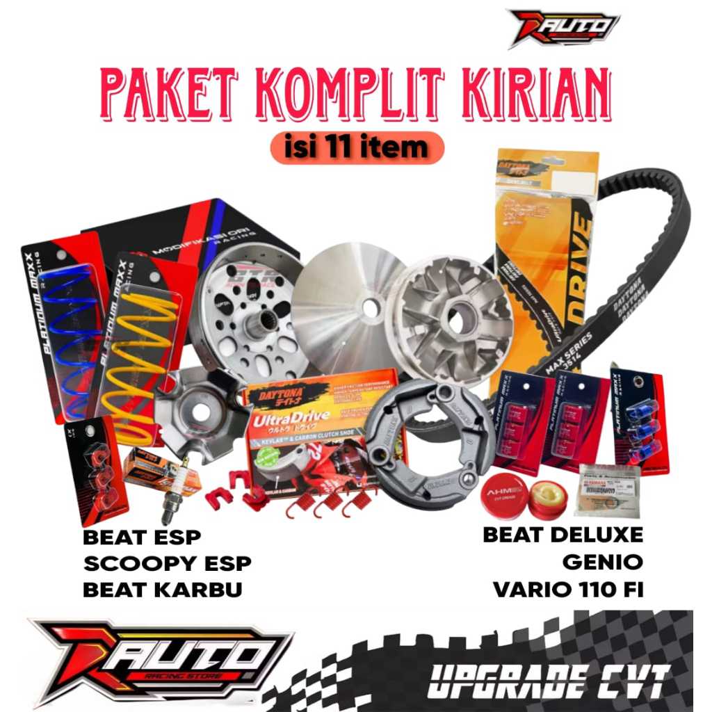 Jual BEAT DELUXE FULL SET RACING PAKET KIRIAN FULL KOMPLIT BEAT FI ESP ...