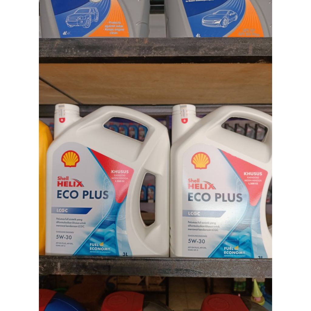 Jual Shell Helix ECO Plus 3L LCGC | Shopee Indonesia