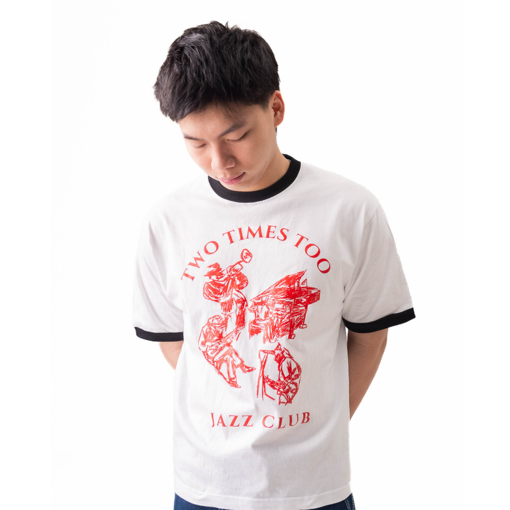 Jual 2TIMESTOO Ringer Jazz Tee | Shopee Indonesia
