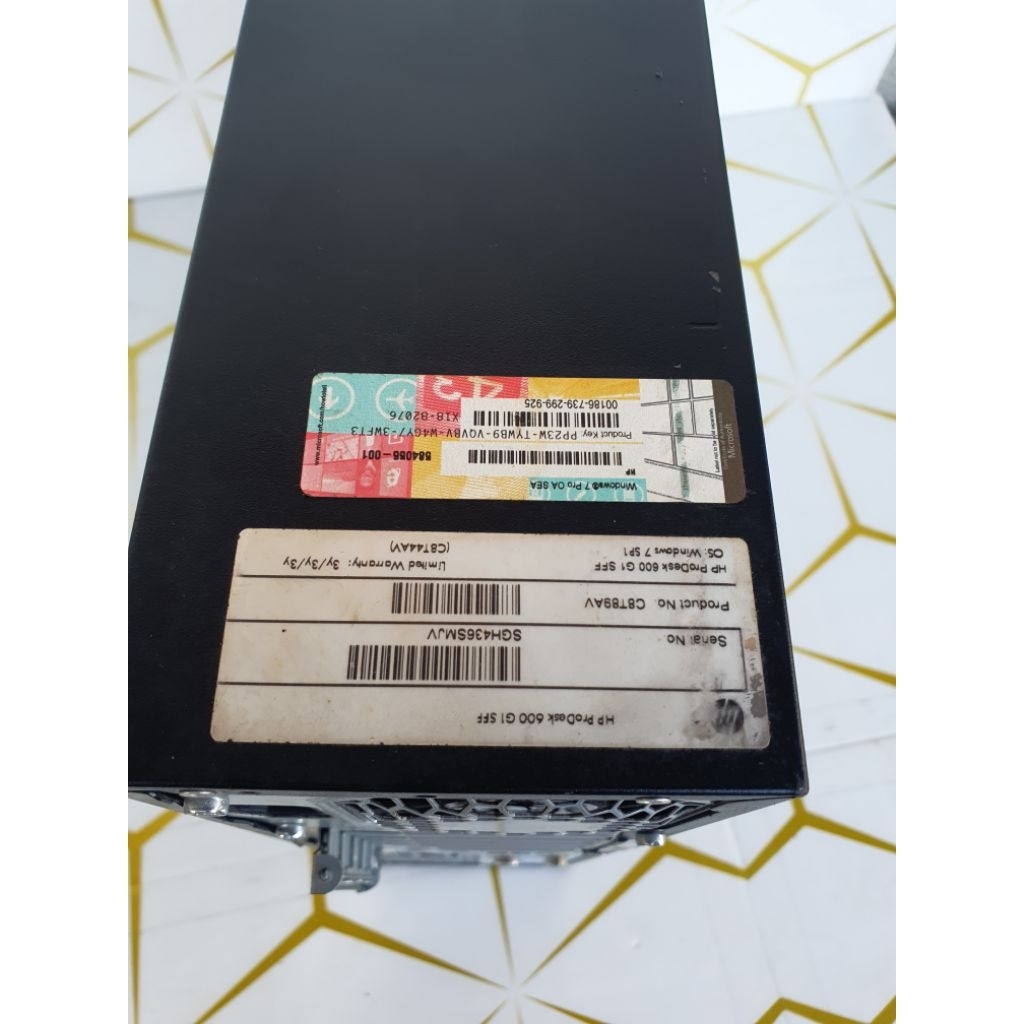 Jual pc/cpu bekas murah hp tower dekstop i7 4770 ram 8gb ssd 256gb.siap ...