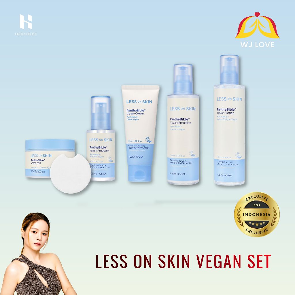 Jual Paket Less on Skin PantheBible Vegan + Pad| Skin Barrier | Shopee ...