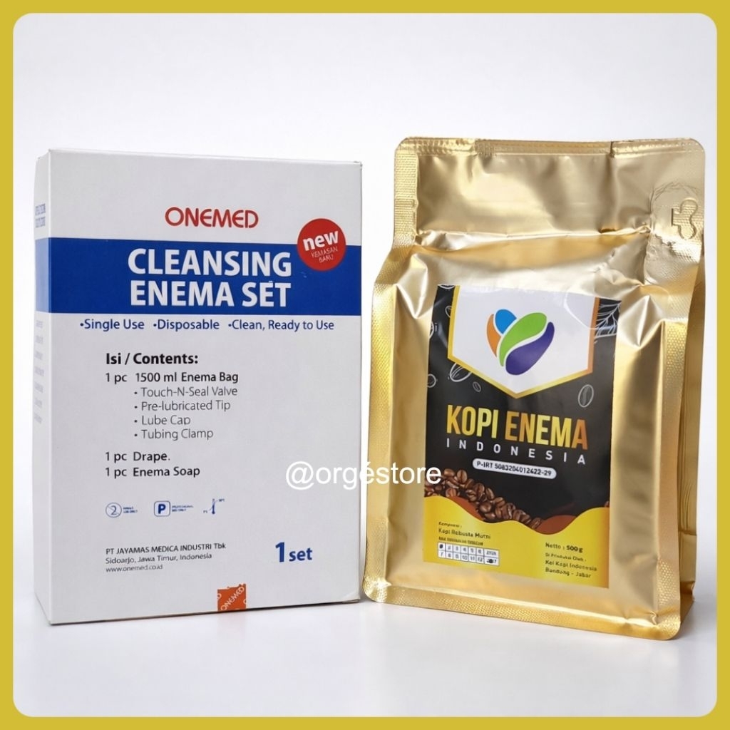 Jual Kopi Enema Organik KEI 500gr + Kantong Enema Set | Shopee Indonesia