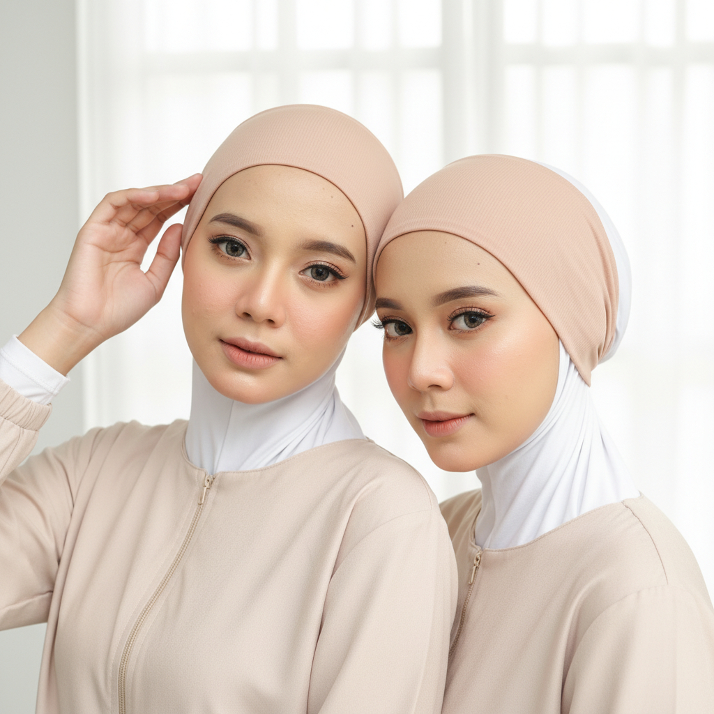 Jual Ciput Bandana Karet Jersey Inner Hijab Bando Bahan Premium ...